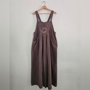 NATURAL LIFE Discontinued "Mushroom Color" Overalls Large